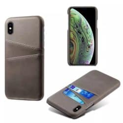 iPhone 12 pro max handyhülle mit card holder grau
